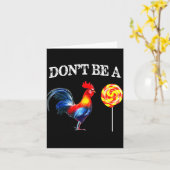 Sei kein Dummkopf Lustiger Vatertag  Karte (Gelbe Blume)