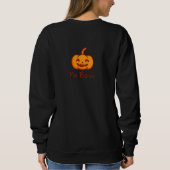Sei kein einfacher Kürbis - Fun Halloween Sweatshirt (Rückseite)