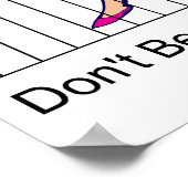 Sei kein Gefangener des Posters des Drogenmissbrau Poster (Ecke)