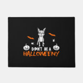 Sei kein Halloweeny Boston Terrier Fußmatte (Vorderseite)