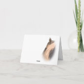 Sei kein Hintern für Pferde Karte (Rückseite)