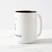 Sei kein Hippo-Twatamus Zweifarbige Tasse (VorderseiteRechts)