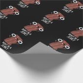 Sei kein Jerky Funny Food Pun Dark BG Geschenkpapier (Ecke)