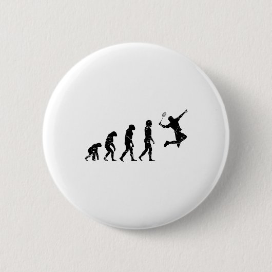 Sei kein Netto-Picker-Badminton-Player-Shuttle-RAC Button (Vorderseite)