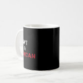 Sei kein panamerikanischer Funny Panican Funny Fun Kaffeetasse (Vorderseite Links)