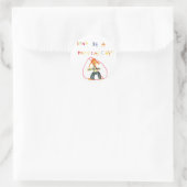 Sei kein Patriarchat Runder Aufkleber (Tasche)