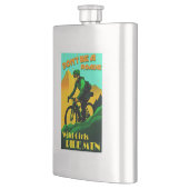 Sei kein Roadie Wild Girls Ride Mountain Bikes Flachmann (Links)