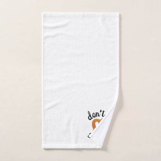 Sei kein salziger Funny Pretzel Pun Badhandtuch Set (Handtuch)