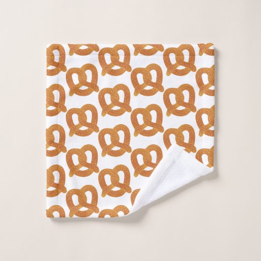 Sei kein salziger Funny Pretzel Pun Badhandtuch Set (Waschlappen)