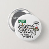 Sei kein Schaf Button (Vorne & Hinten)