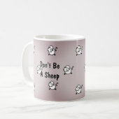 Sei kein Schaf Kaffeetasse (Vorderseite Links)