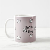Sei kein Schaf Kaffeetasse (Links)