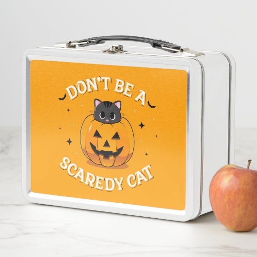 Sei kein skurriler Cat Lunch Metall Brotdose (Beispiel)