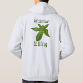 Sei kein Toad, sei ein Frosch, Mens Hoodie (Rückseite)