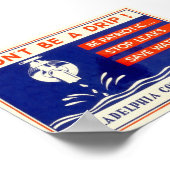 Sei kein Tropfen! Sei patriotisch ... Lecks stoppe Poster (Ecke)