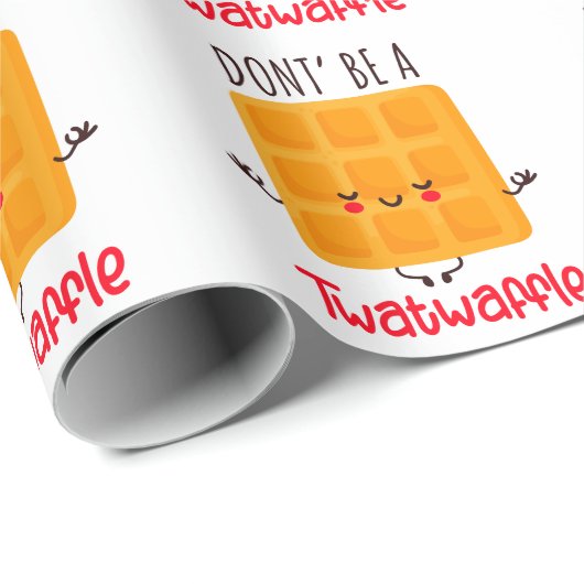 Sei kein Twatwaffel Geschenkpapier (Rolleneckpunkt)