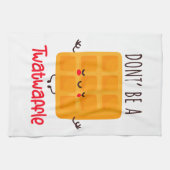 Sei kein Twatwaffel Geschirrtuch (Horizontal)