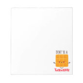 Sei kein Twatwaffel Notizblock (Vorderseite)