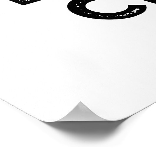 Sei kein verrückter, lustiger Krebs Kack Pun Poster (Ecke)