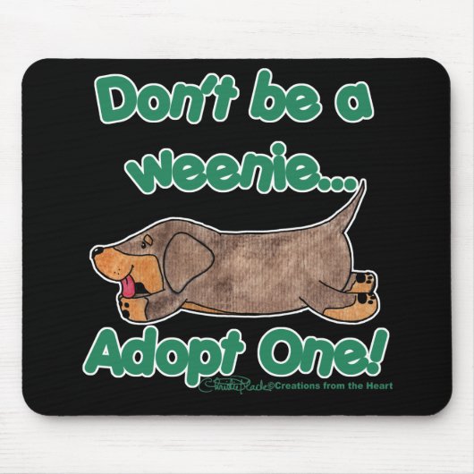 Sei kein Würstchen! Mousepad (Vorne)