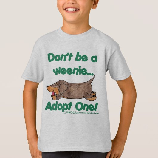 Sei kein Würstchen! T-Shirt (Vorderseite)