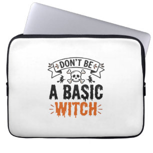 Sei keine gewöhnliche Hexe Vintage Halloween Laptopschutzhülle