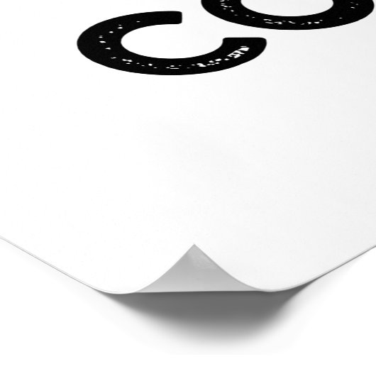 Sei keine Kontrolle Feigenfruchtpun Poster (Ecke)