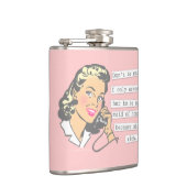 Sei keine verrückte Trauzeugin Flachmann (Rechts)