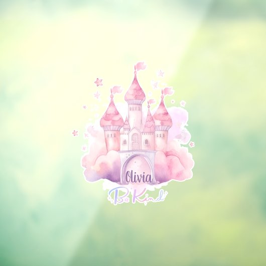 Sei Kind Palace anpassbares Portrait Fensteraufkleber (Blatt 3)