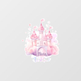 Sei Kind Palace anpassbares Portrait Fensteraufkleber