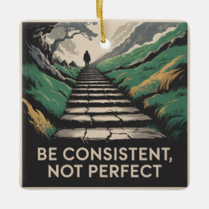 Sei konsequent, nicht perfekt keramikornament