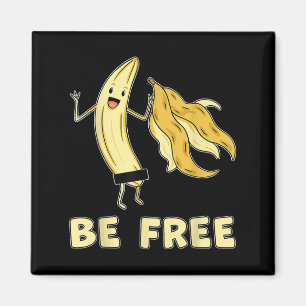 Sei kostenlos lustige Banana Grafik Fruit Lover Fr Magnet