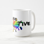 Sei kreativ kaffeetasse (VorderseiteRechts)