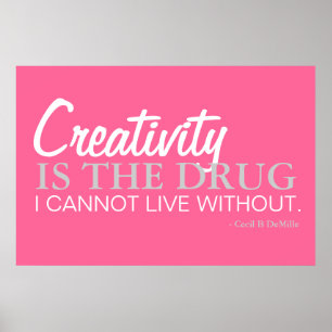 Sei kreativ - Poster Inspiration