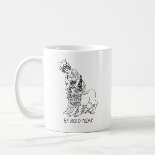 Sei kühn heute Motivierend Tasse