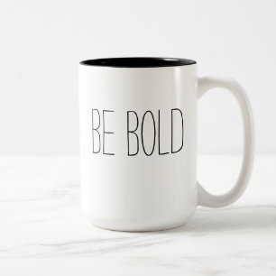 Sei kühne Kaffee-Tasse Zweifarbige Tasse