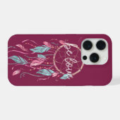 Sei Liebe Dream Catcher iPhone Hülle (Rückseite (Horizontal))