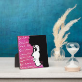Sei Liebe Liebe Plaque mit Easel geben Fotoplatte (InSitu)