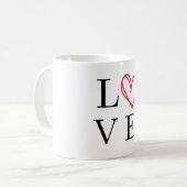 Sei Liebe Tasse - Liebe mit jeder Sippe verbreiten (Vorderseite Links)