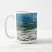 Sei lieber am Strand | Eigener Text Kaffeetasse (Links)