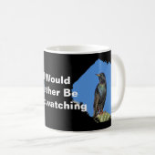 Sei lieber ein Vogel beim Starling-Foto Birdwatche Kaffeetasse (VorderseiteRechts)
