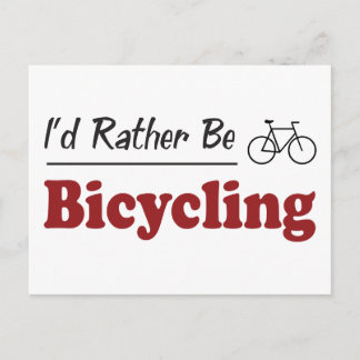Sei lieber Fahrrad Postkarte