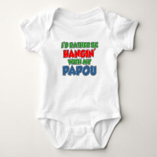 Sei lieber mit Papou Baby Strampler
