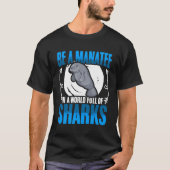 Sei Manateworld of Shark Dugong Sea Manatees Chub T-Shirt (Vorderseite)