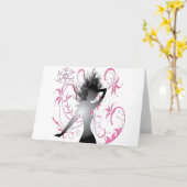 Sei mehr als ein Überlebender Karte (Gelbe Blume)