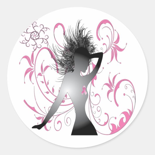 Sei mehr als ein Überlebender Runder Aufkleber (Vorderseite)