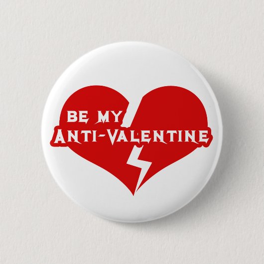 Sei mein Antivalentine Button (Vorderseite)