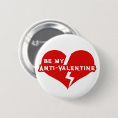 Sei mein Antivalentine Button (Vorne & Hinten)