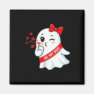 Sei mein Boo süßer Geist Valentinstag Halloween He Magnet