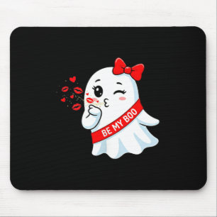 Sei mein Boo süßer Geist Valentinstag Halloween He Mousepad